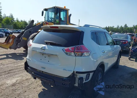 2016 Nissan Rogue Sl из США, поврежденный, VIN 5N1AT2MV2GC876344